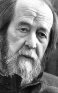 Writer, Actor Aleksandr Solzhenitsyn, filmography.